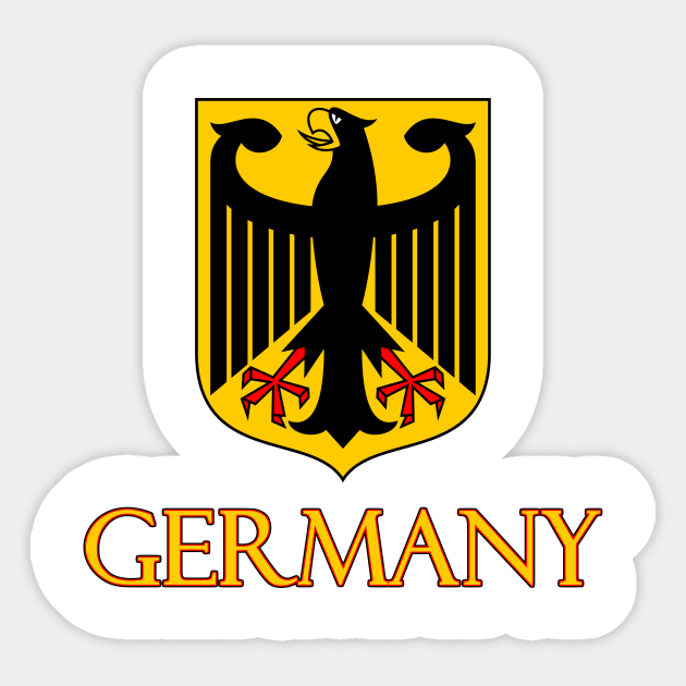 Germany - Coat of Arms Design Sticker by Naves